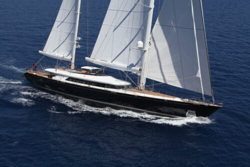 S/Y Enterprise, a 50 m Perini Navi whose refit was managed by WOSA