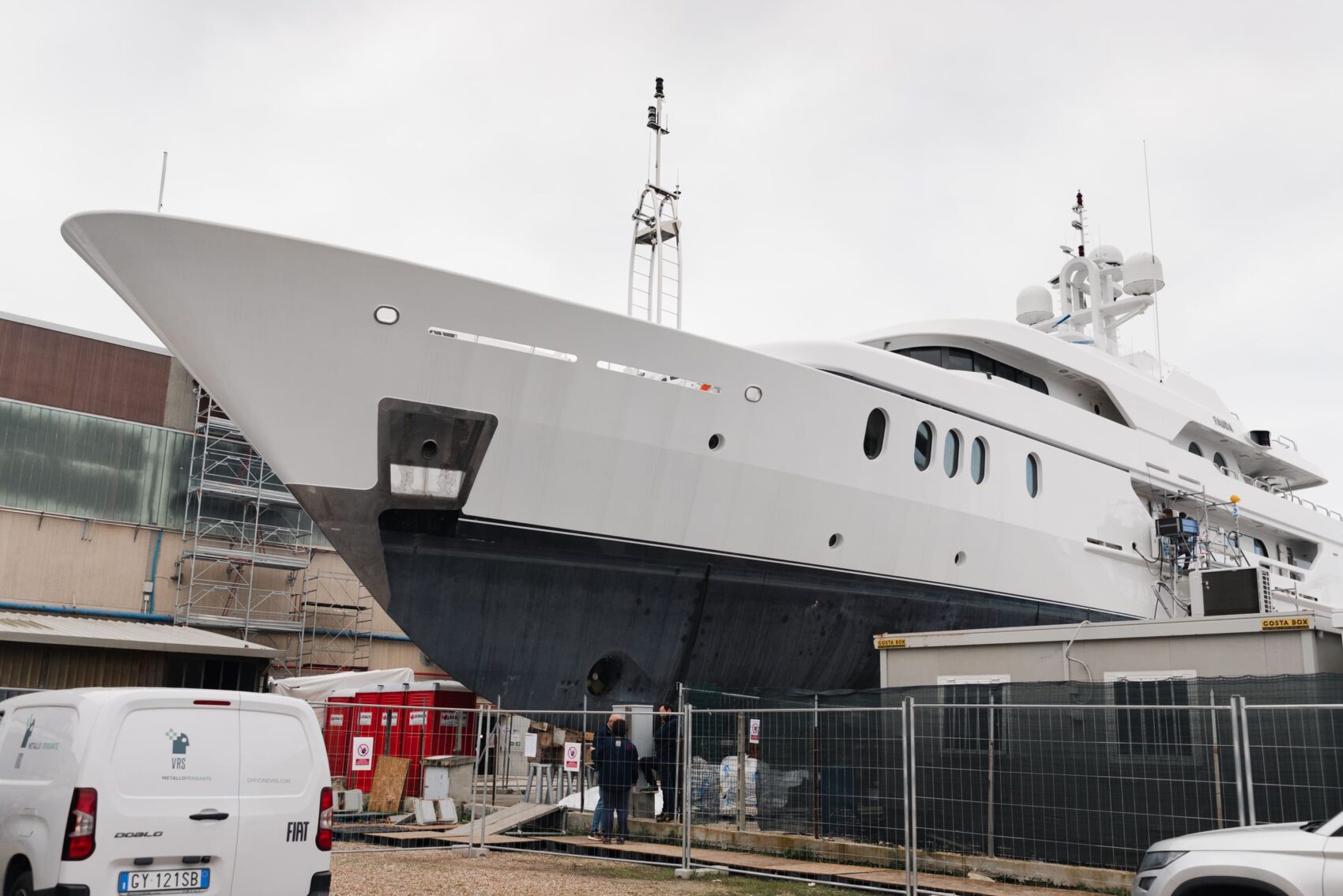 M/Y Fauda, a 49.99 m Amels whose refit was managed by WOSA