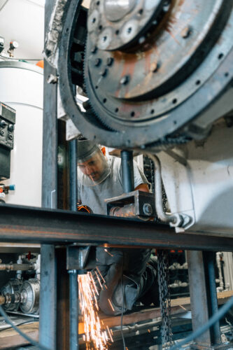 WOSA team during the refit of M/Y Kijo, a 44.4 m Heesen